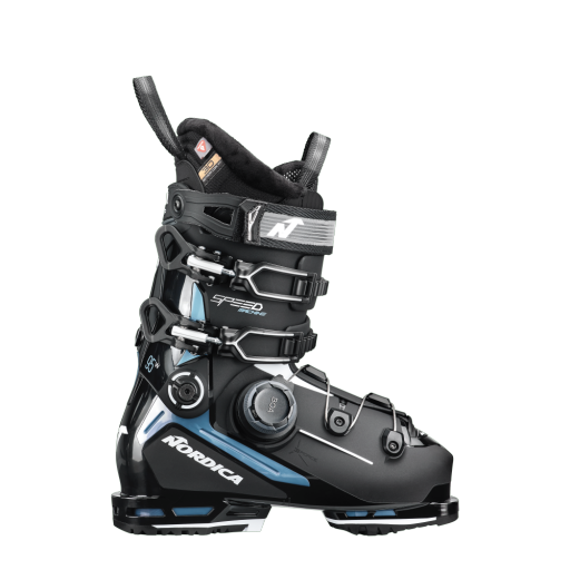 Womens Speedmachine 3 95 Boa Ski Boots 2027 - Black / Light Blue / White