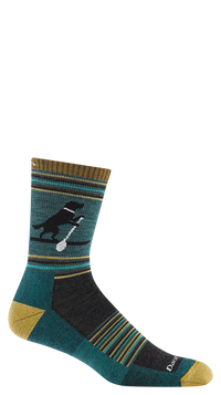 Darn Tough Willoughby Micro Crew Lightweight With Cushion Mens Hike Trek 5003 - Dog Pond
