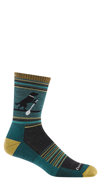 Darn Tough Willoughby Micro Crew Lightweight With Cushion Mens Hike Trek 5003 - Dog Pond