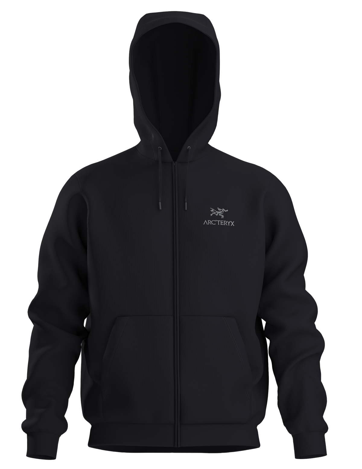 Men's Emblem Fleece Full-Zip Hoody - Black