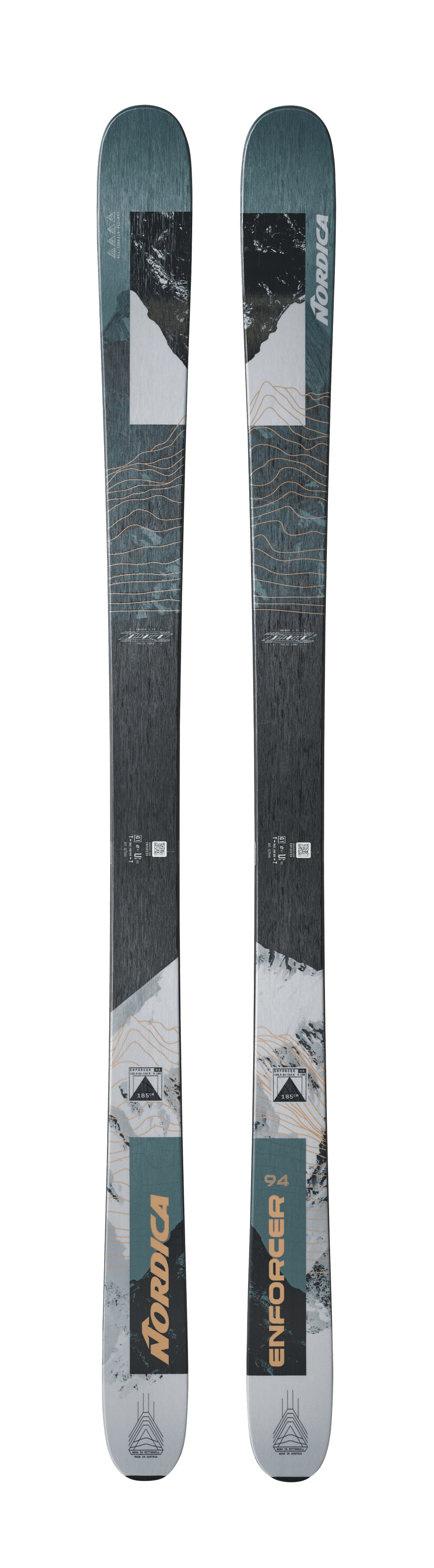 Enforcer 94 Skis 2027 - Petrol / Grey