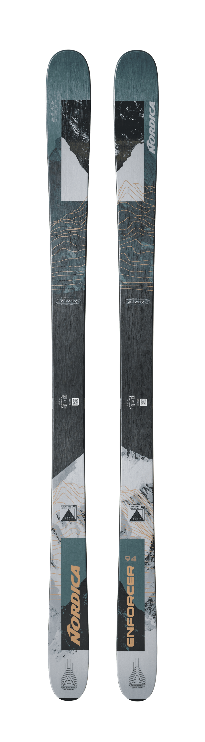 Enforcer 94 Skis 2027 - Petrol / Grey