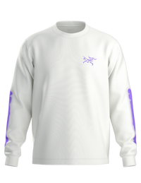 Men's Kragg Cotton Dream State LS - White Light / Violec