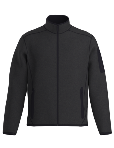 Men's Covert Cardigan - Black Heather