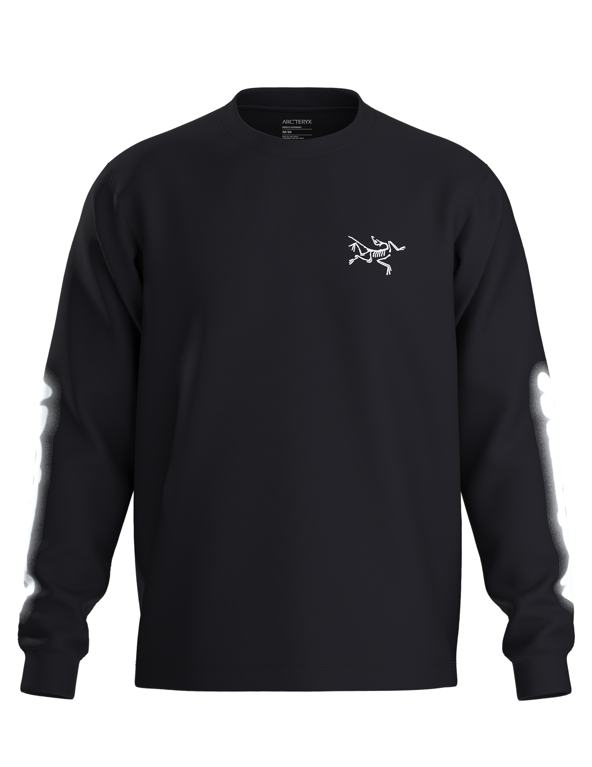Men's Kragg Cotton Dream State LS - Black / White