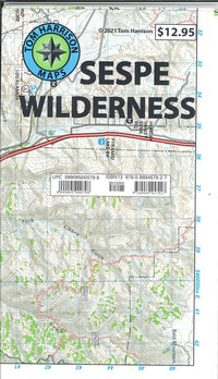 Sespe Wilderness map 2021 prior edition