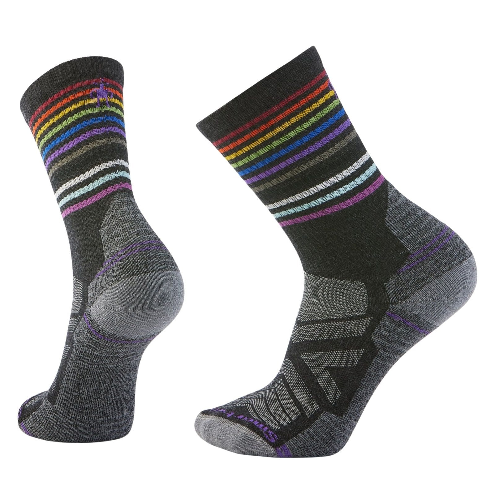 Hike Light Cushion Pride Crew Socks - L