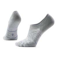 Run Zero Cushion No Show Socks - Light Gray
