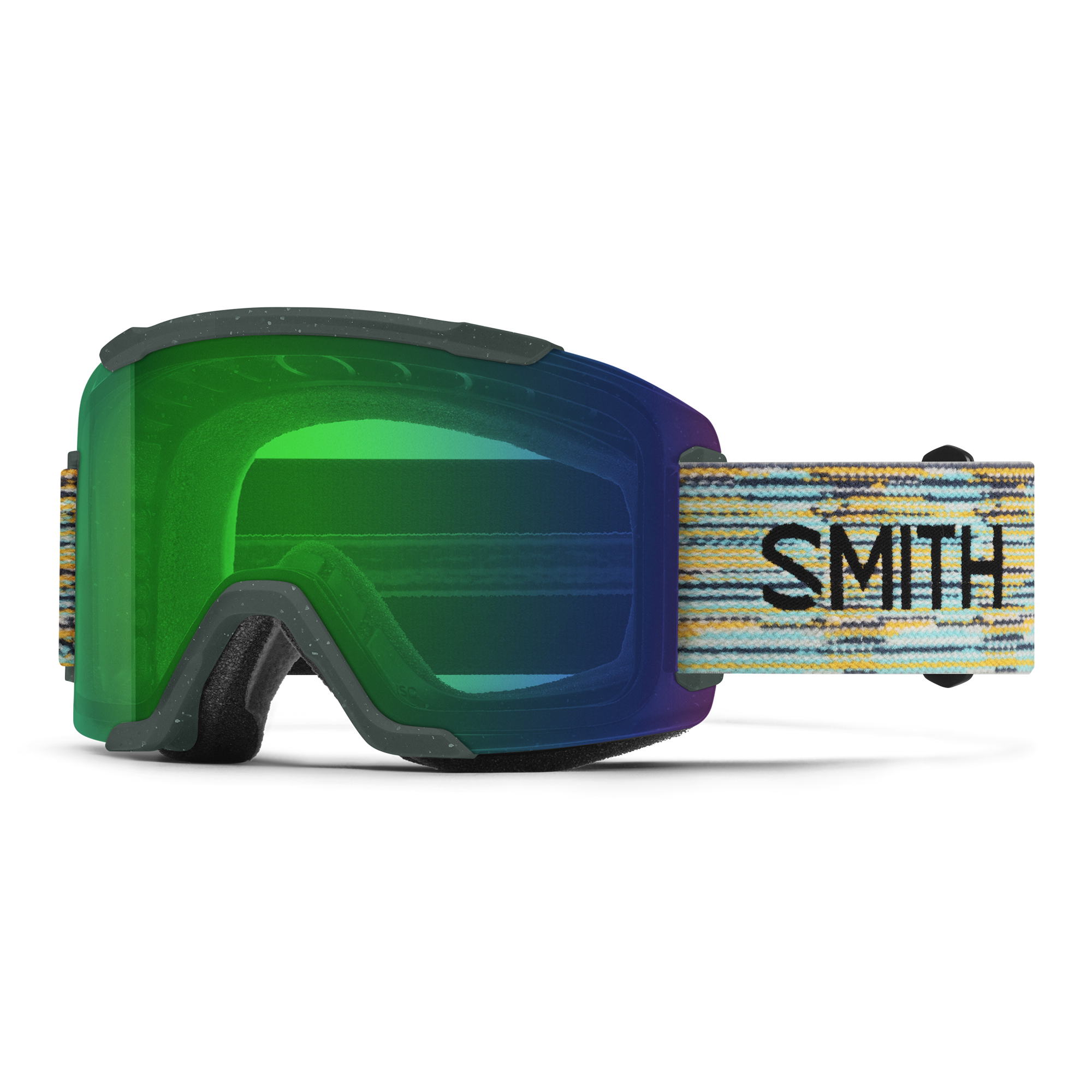 Squad 2 Goggles 2 Lenses 2027 - Emerald ReNU Upcycled Scrap / ChromaPop Everyday Green Mirror