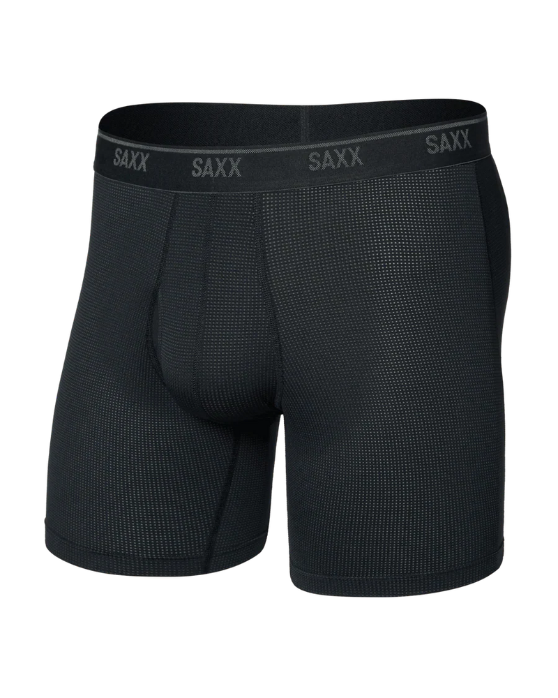 Quest Quickdry Mesh Boxer Brief - Black