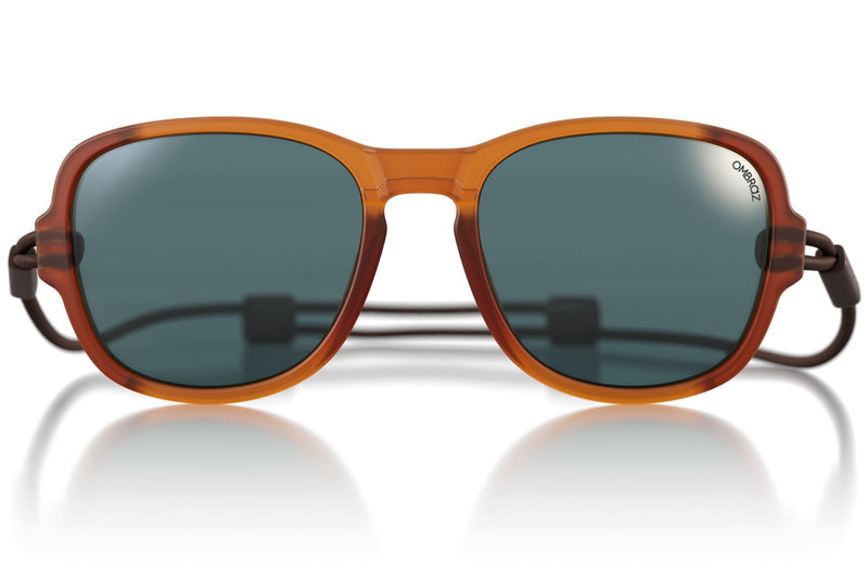 Teton Regular Sunglasses - Honey / Polarized Grey