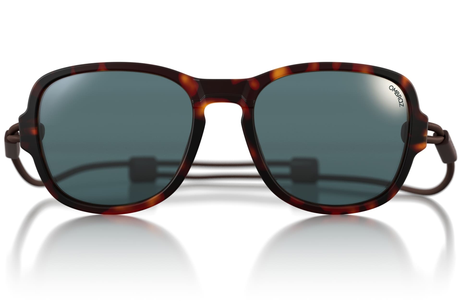 Ombraz Teton XL Sunglasses - Honey / Polarized Grey