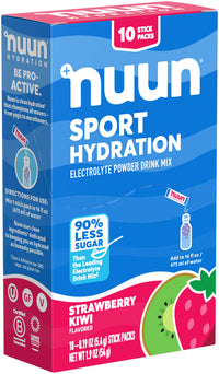 Nuun Sport Hydration Powder Strawberry Kiwi, box of 10