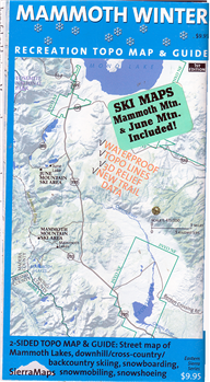 Mammoth Winter Recreation Topo Map and Guide