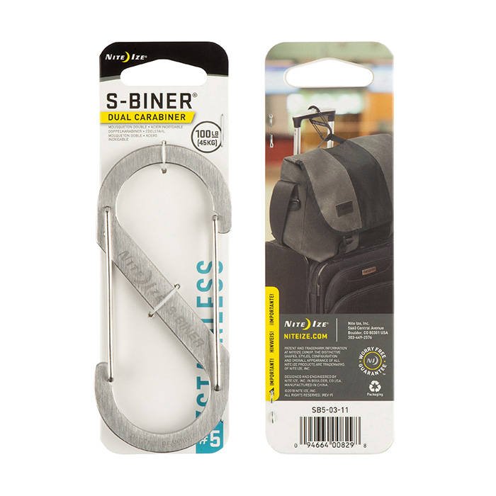 Liberty Mountain S Biner - #5 Stainless (Single)