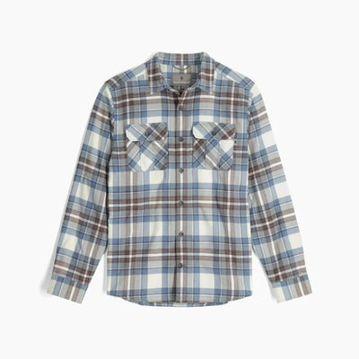 Royal Robbins Men's Lost Coast Flannel Plaid L/S - Ivory Sonoma Plaid