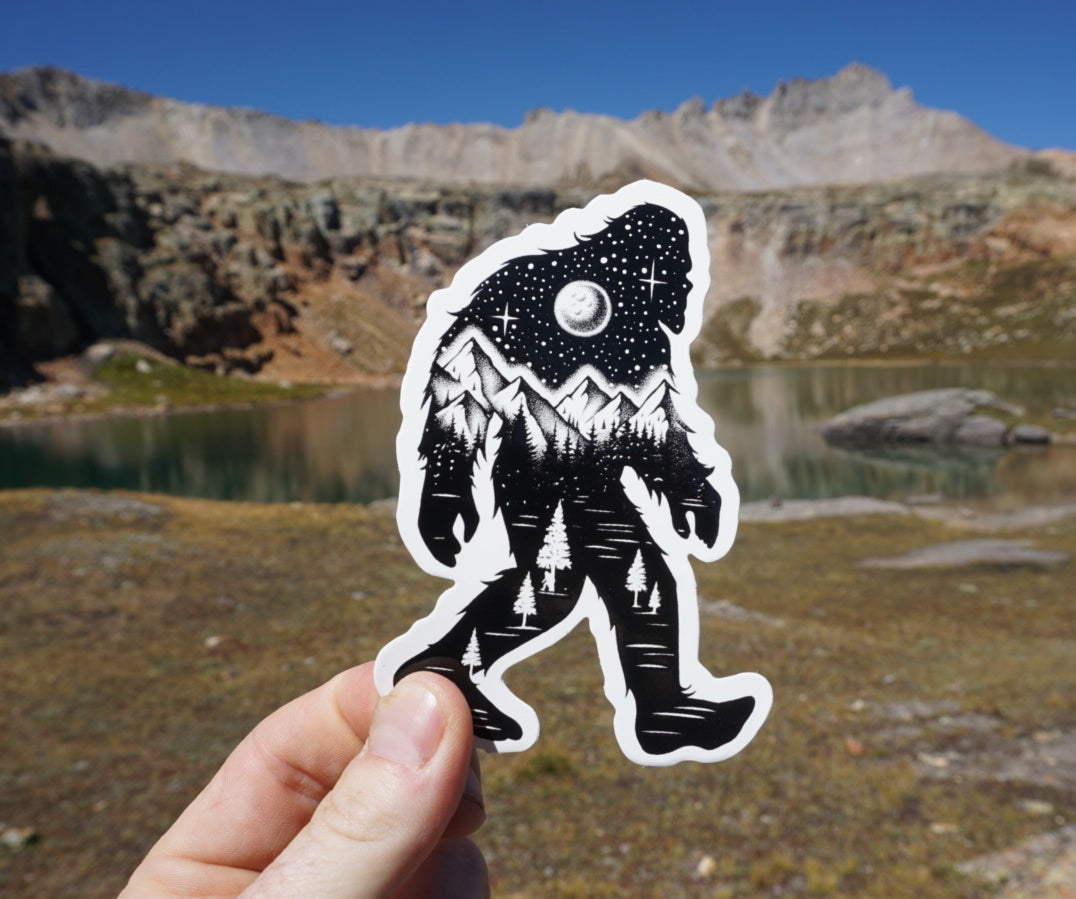 Sticker Art Sticker Art Sasquatch Sticker