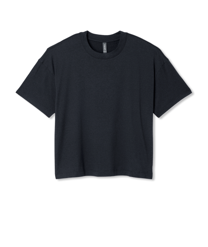 Vuori Women's Energy Tee Long (VW1321) - Black Heather
