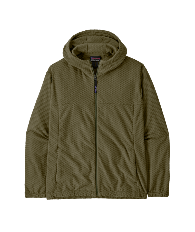 Patagonia Men's Textured Fleece Hoody - Basin Green