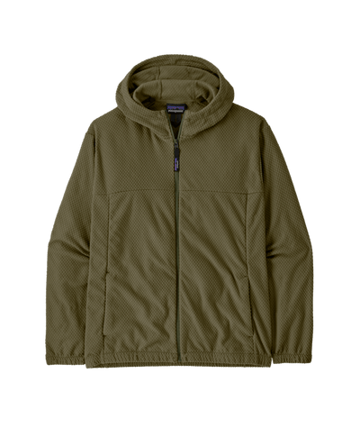 Patagonia Men's Textured Fleece Hoody - Basin Green