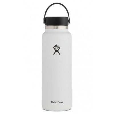 Hydro Flask 40 oz Wide Flex - White
