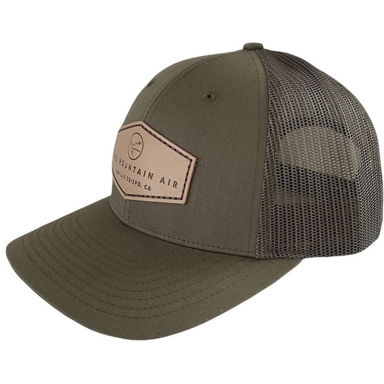 TMA Leather Patch Hat - Easy Logo
