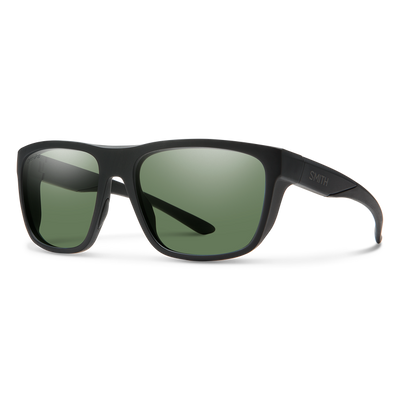 Smith Optics Barra Sunglasses - Matte Black / ChromaPop Polarized Gray Green Lens