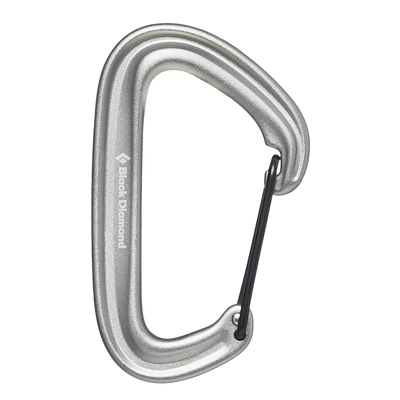 Black Diamond Litewire Carabiner - Gray