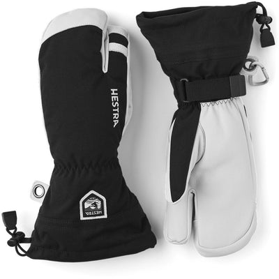 Hestra Army Leather Heli Ski 3-Finger - Black