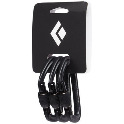Black Diamond Hotforge Screwgate 3 Pack - Black