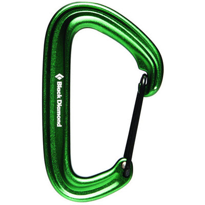 Black Diamond Litewire Carabiner - GREEN