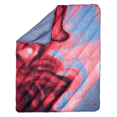 Kelty Galactic Down Blanket - Cranberry / Atmosphere