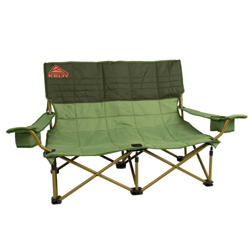 Kelty Low Loveseat Chair - Dill/Duffle