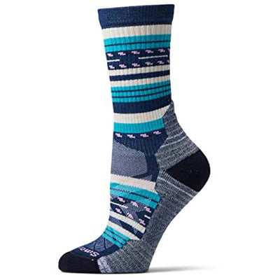 Smartwool Women's Hike Light Cushion Margarita Crew Socks - Alpine Blue
