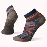 Smartwool Hike Light Cushion Pattern Ankle Socks - Deep Navy