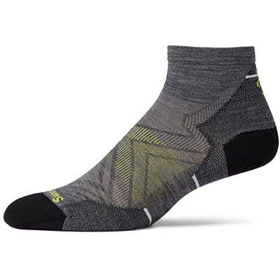 Smartwool Run Zero Cushion Ankle Socks - Medium Gray