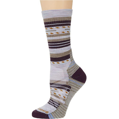 Smartwool Women's Hike Light Cushion Margarita Crew Socks - Purple Eclipse