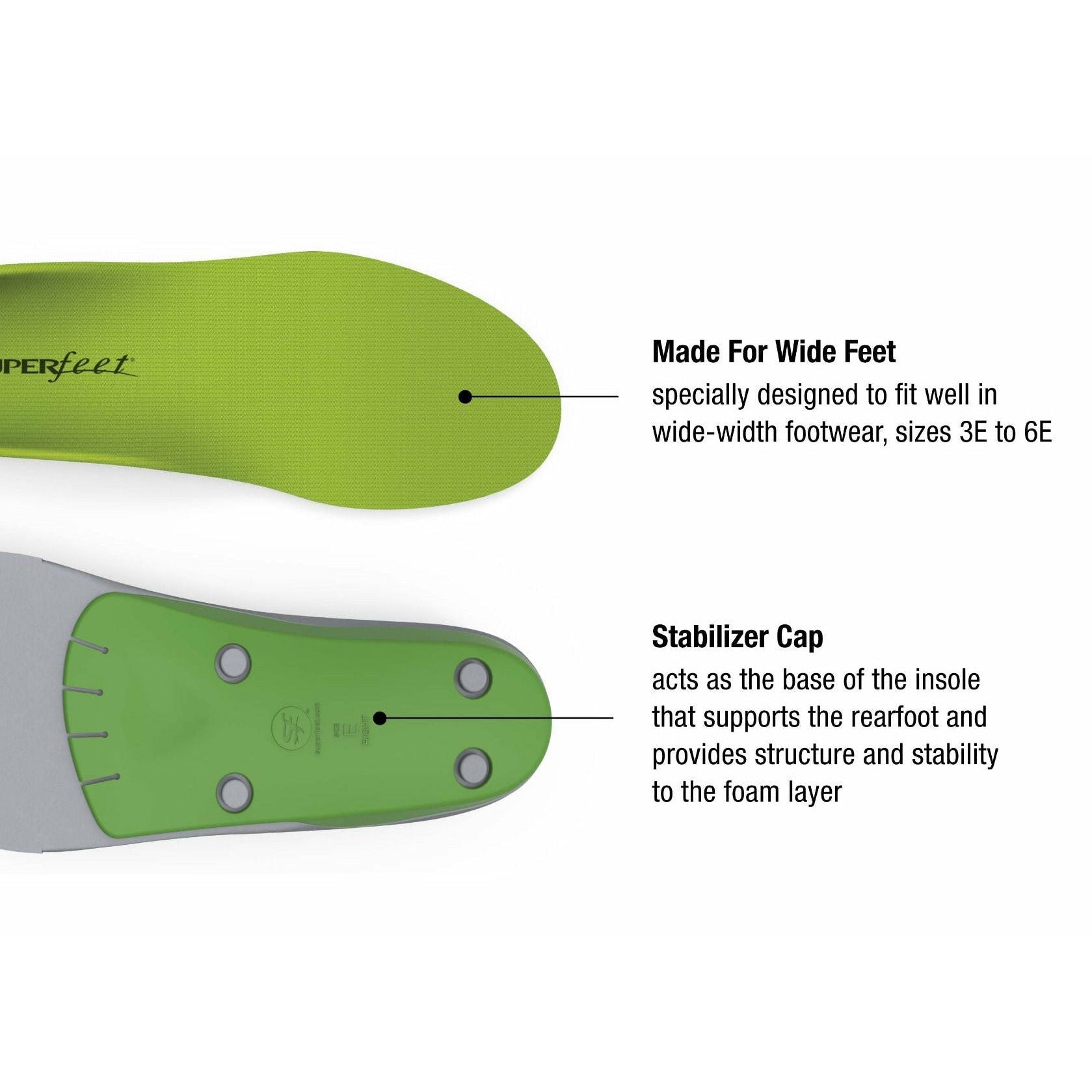 Superfeet wide green premium on sale insoles