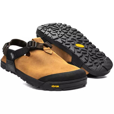 Bedrock Sandals Mountain Clog (Nubuck) - Brown Nubuck Leather