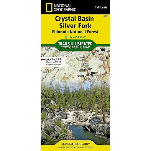 Crystal Basin, Silver Fork Map [Eldorado National Forest]