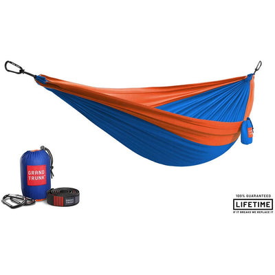 Grand Trunk Double Deluxe Parachute Nylon Hammock - Charcoal/Magenta