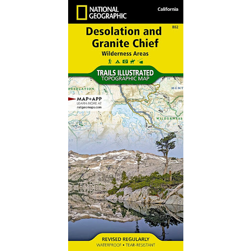 Desolation and Granite Chief Wilderness Areas Map