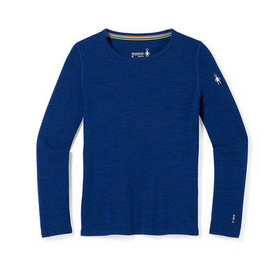 Smartwool Kids' Classic Thermal Merino Base Layer Crew - Blueberry Hill Heather