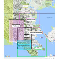 Mt. Tam Trail Map (pre 2020 printing)