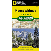 National Geographic Maps Mount Whitney Map