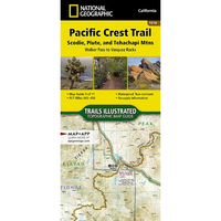 National Geographic Maps Pacific Crest Trail: Scodie, Piute, and Tehachapi Mountains Map [Walker Pass to Vasquez Rocks]