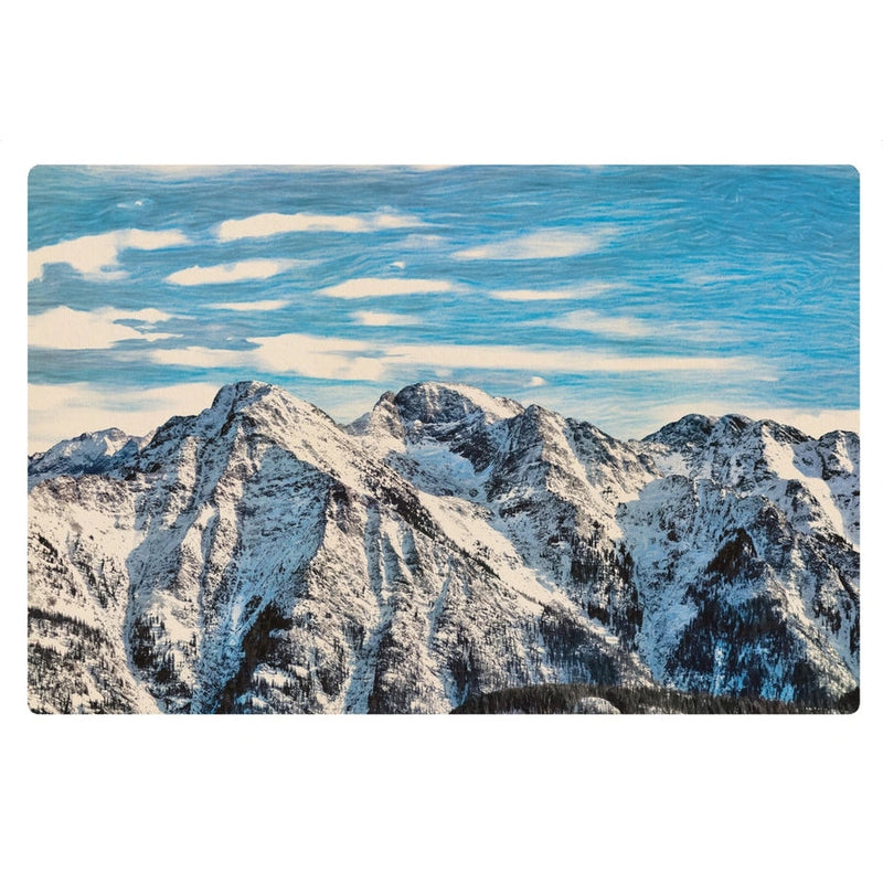 Rugged Mountains Sticker