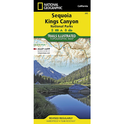 Sequoia and Kings Canyon National Parks Map