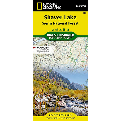 Shaver Lake Map Sierra National Forest