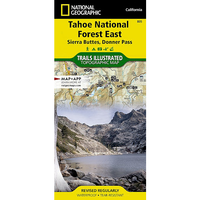 National Geographic Maps Tahoe National Forest East Map [Sierra Buttes, Donner Pass]